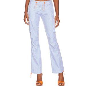 Miao Pin Stripe Cargo Pants Size XS